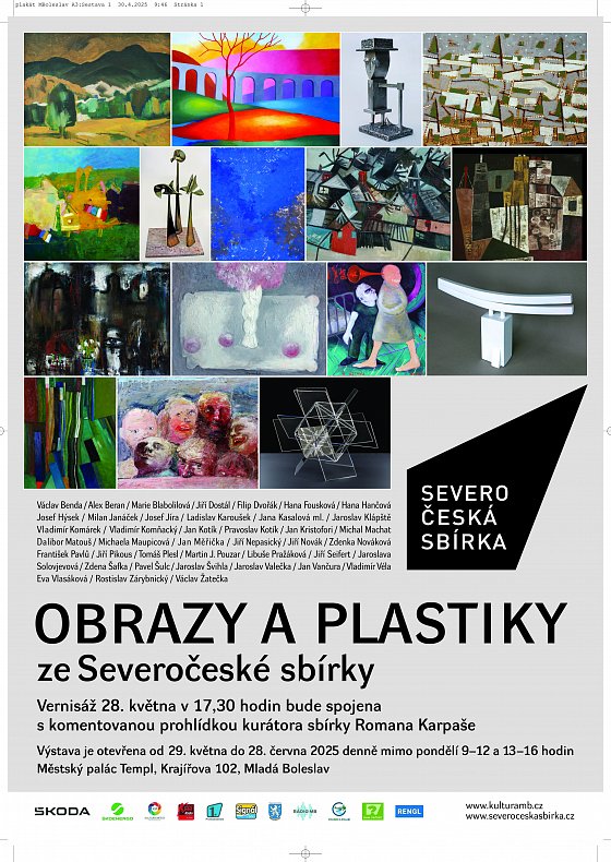 Obrazy a plastiky ze Severočeské sbírky